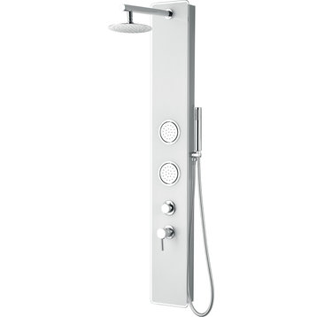 ALFI brand ABSP50W Alfi Trade Pressure Balanced Shower Panel - White