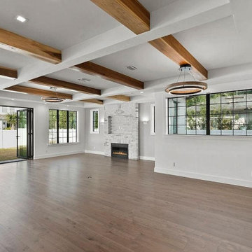 Coffered Ceiling For This Modern Home Renovation Project in Union City, CA