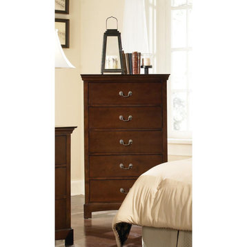 Coaster Tatiana Transitional Five-Drawer Chest 31.5x15.75x50.25 Inch