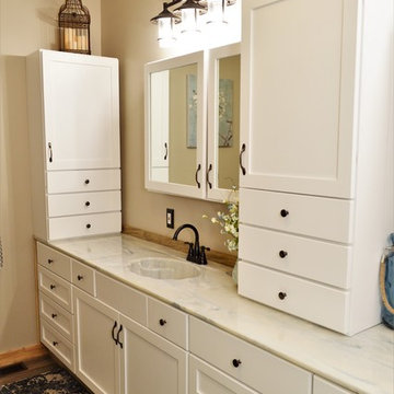 Hamlet, IN. Haas Signature Collection. White Maple Bathroom Vanities