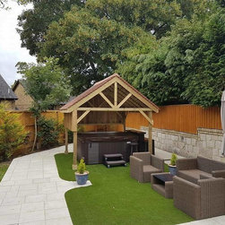 Add a pergola to hot tub in any weather! - Hot Tubs