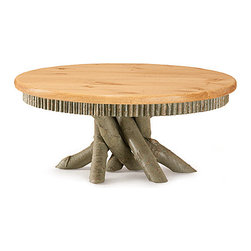 Rustic Table #3418 in Sage Finish by La Lune Collection - Coffee Tables