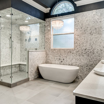 Contemporary White Kitchen Remodeling Dallas Tx