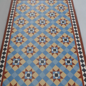 Multi Coloured Victorian Path Tiles 5