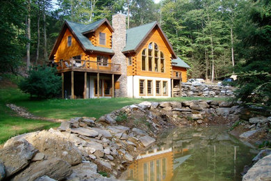 Mountain style home design photo in DC Metro