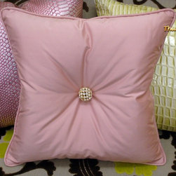 Bling Throw Pillow, Pink...Carnaby Street - Decorative Pillows