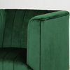 GDF Studio Lillian Modern Velvet Club Chair, Emerald