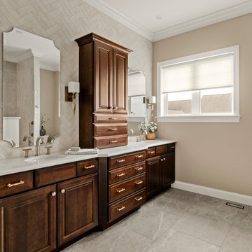 Modern Curved Shower Retreat