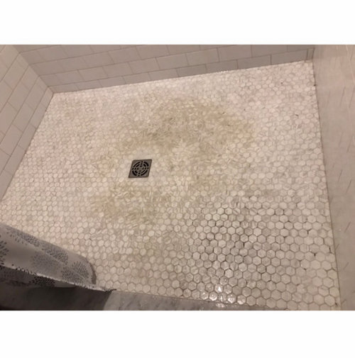 Shower tile issue