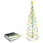 Touch Of Eco - Solar Metal LED Christmas Tree Decoration, Multicolor, 1 Pack - Product Details: