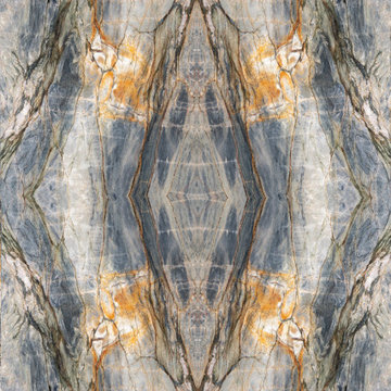 Tempest Blue Quartzite BOOKMATCH
