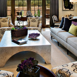 Sculpted Steel Coffee Tables - Coffee And Accent Tables