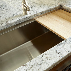 15" Bamboo Cutting Board &bull; Accessories &bull; Create Good Sinks - Kitchen Products
