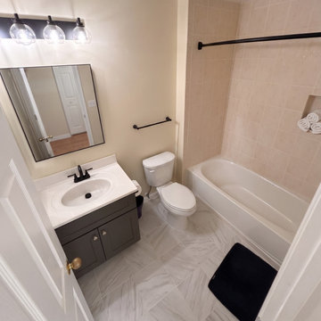 Double Bathroom Remodel in Alexandria, Virginia