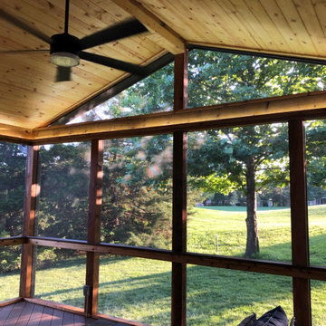 Olathe Kansas Screened Porch & Deck Design