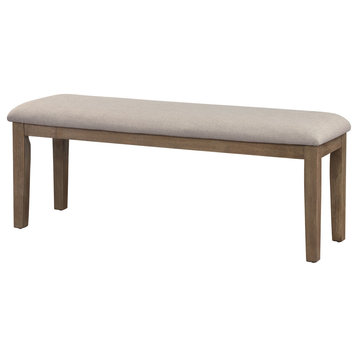 Brim Dining Room Collection, Brown, Dining Bench