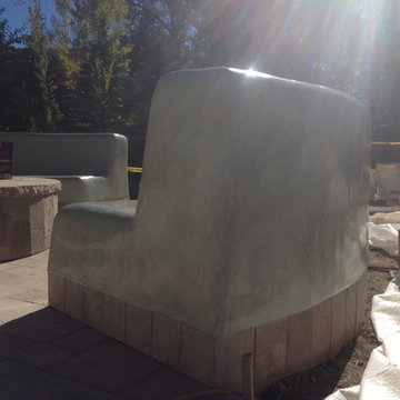 Carbondale tadelakt couches.