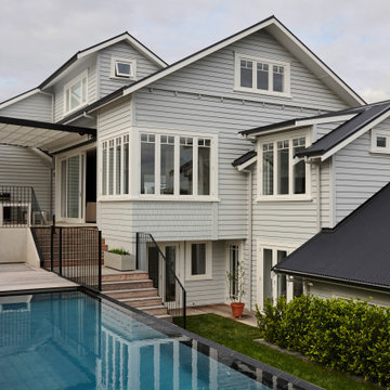 Hamptons style bungalow with pool