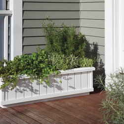 Rectangular Rockport Herb Planter - Outdoor Pots And Planters