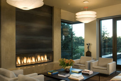 Trendy living room photo in San Francisco