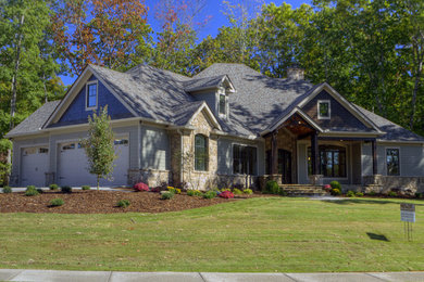 Arts and crafts exterior home photo in Other