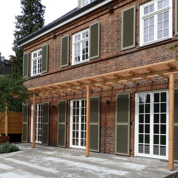 Pergola für Hamburger Kaffeemühle