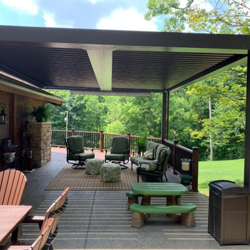 StruXure Outdoor Louvered Roofs for decks