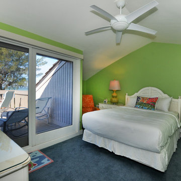 Crisp Apple Green Guest Bedroom
