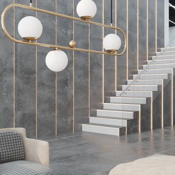 Manhattan, NY | A Building Lobby, Contemporary Minimalism