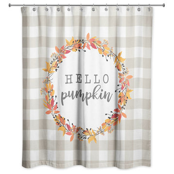 Hello Pumpkin 71"x71" Shower Curtain