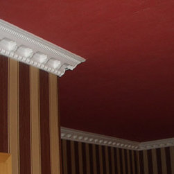 19 DCT Carved Styrofoam Crown Molding-5 in wide & 6.5 ft. long - Wallpaper