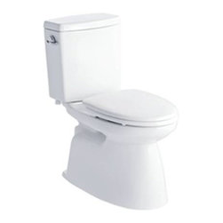 INAX Rio Grande Single Flush 1.28GPF High Efficiency Two-Piece Toilet C-611S-MC- - Towels