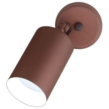 NICOR 11718 75-Watt Bronze Single Cylinder Adjustable Security Flood Light