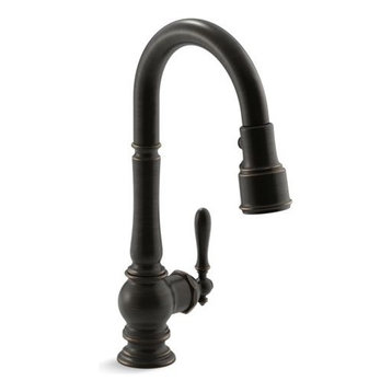 Kohler Artifacts Kitchen Faucet w/ 16" Pull-Down, Oil-Rubbed Bronze