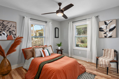 Inspiration for a transitional bedroom remodel in Other