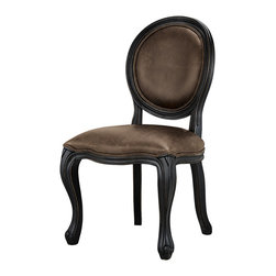 Margot Rubbed Black Dining Chair - Dining Chairs