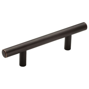 Amerock Bar Pull Collection Cabinet Pull, 25 Pack, Oil Rubbed Bronze, 3" Center-