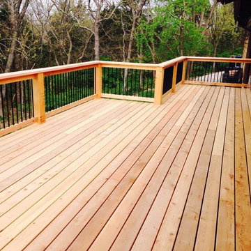 Cedar deck