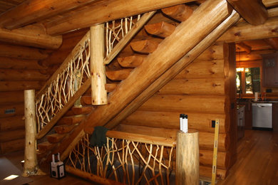 Arts and crafts staircase photo in Other