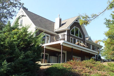 Inspiration for a timeless exterior home remodel in Boston