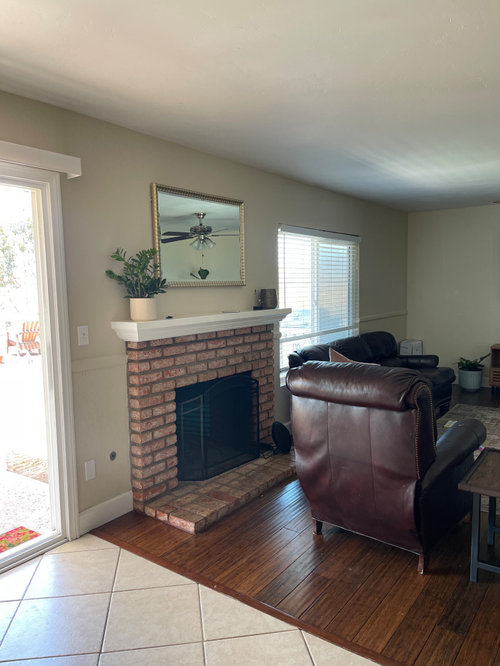 What to put on top of the fireplace?