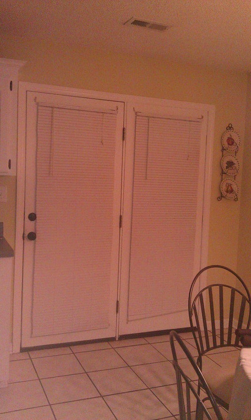 To keep french doors or remove