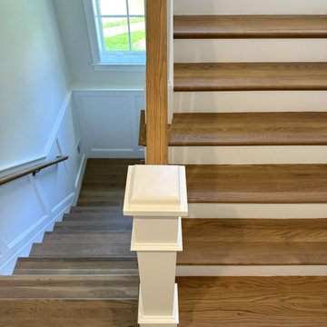 Project #141 | Timeless Switchback Staircase with Traditional Box Newels