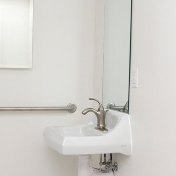 ADA Compliant Bathroom With Wheelchair Accessible Shower