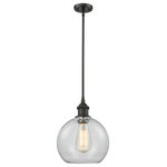 Innovations Lighting - Athens 1-Light LED Pendant, Oil Rubbed Bronze, Glass: Clear - A truly dynamic fixture, the Ballston fits seamlessly amidst most decor styles. Its sleek design and vast offering of finishes and shade options makes the Ballston an easy choice for all homes.