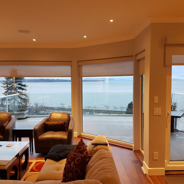 White Rock Lutron Motorized Shades