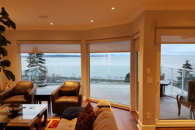 Inspiration for a timeless living room remodel in Vancouver