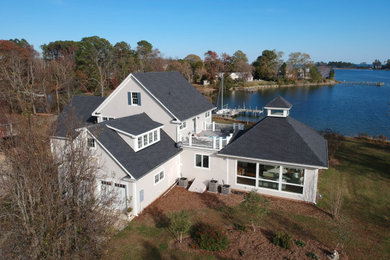 Inspiration for a timeless exterior home remodel in Richmond