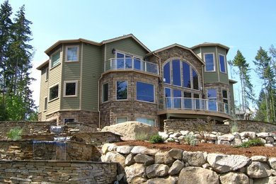 Example of a classic exterior home design in Seattle