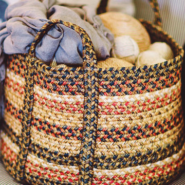 Homespice Decor Braided Jute Baskets
